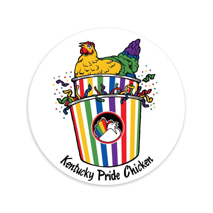 Kentucky Pride Chicken Sticker-Stickers-KY for KY Store
