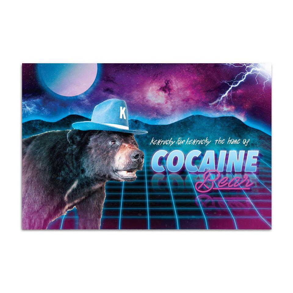 The Home of Cocaine Bear Postcard