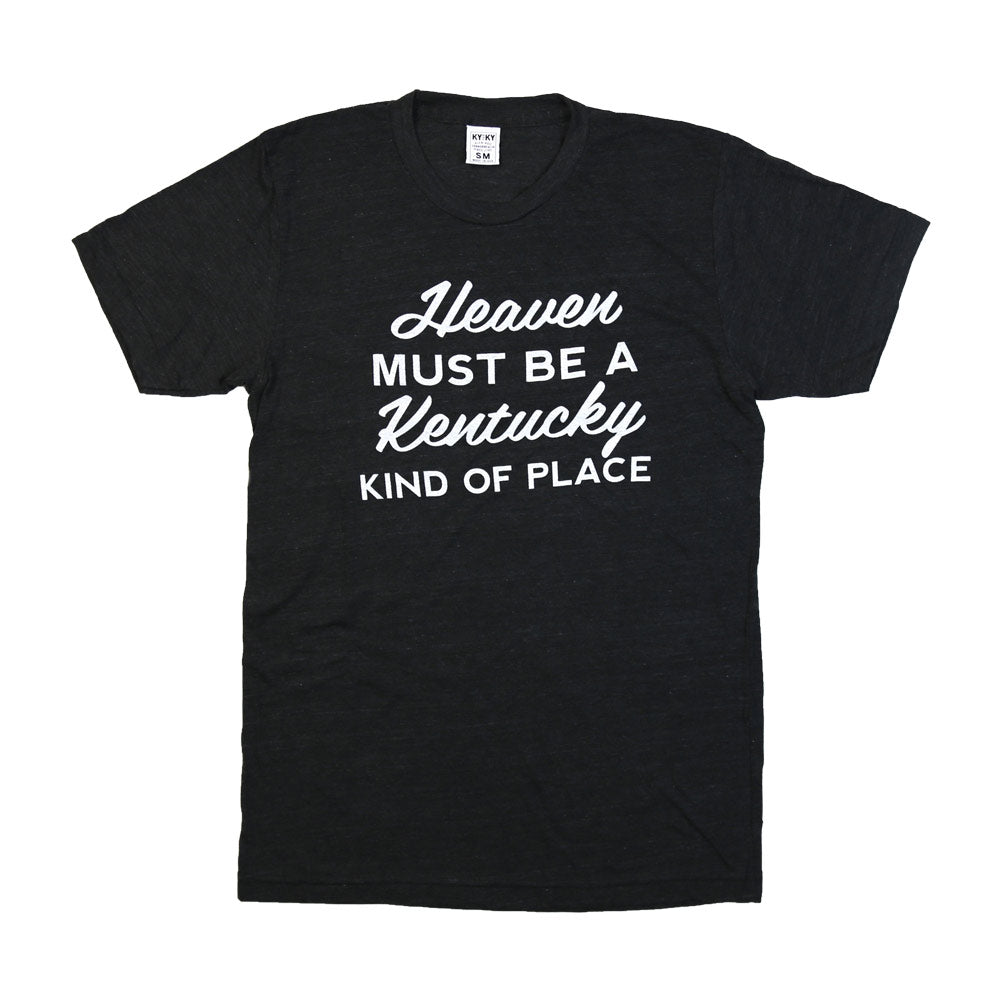 Heaven Must Be A Kentucky Kind of Place T-Shirt (Black)f-T-Shirt-KY for KY Store