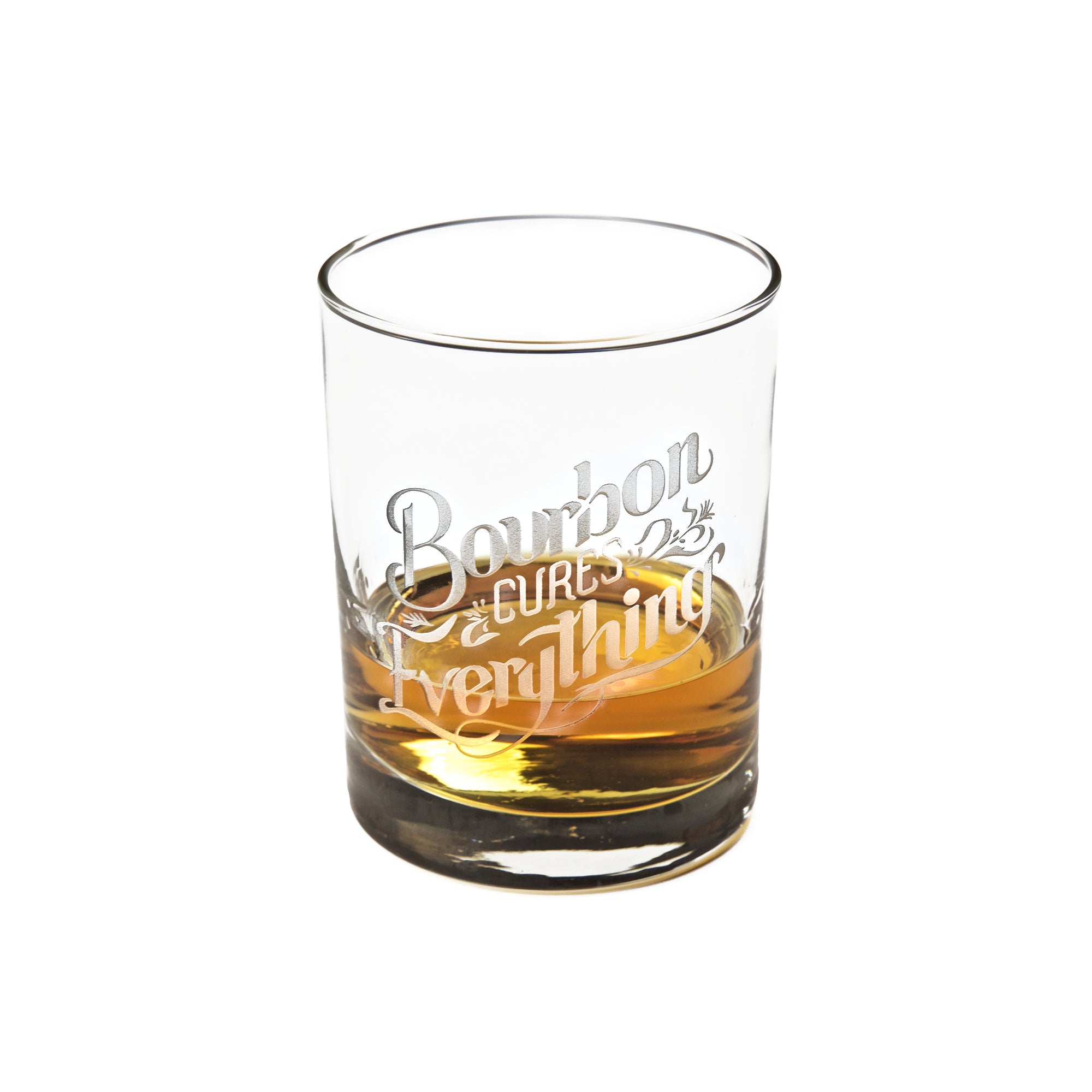 Bourbon Cures Everything Bourbon Glass-Glass-KY for KY Store