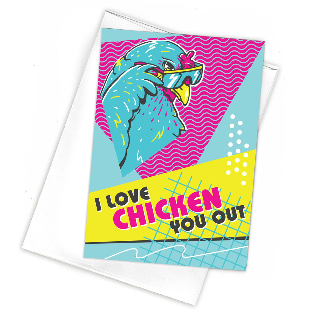 I Love Chicken You Out Greeting Card-Odds and Ends-KY for KY Store