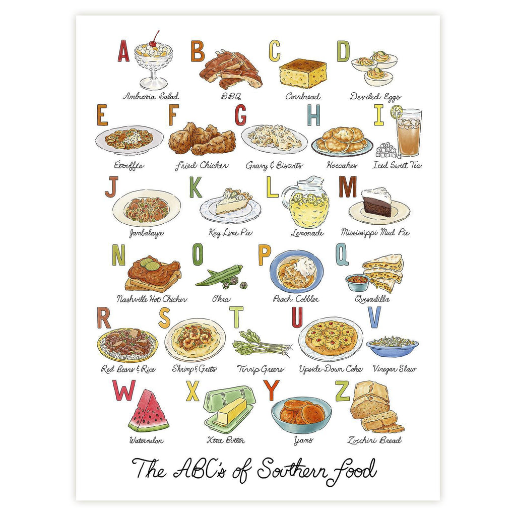 ABCs of Southern Food-Prints-KY for KY Store