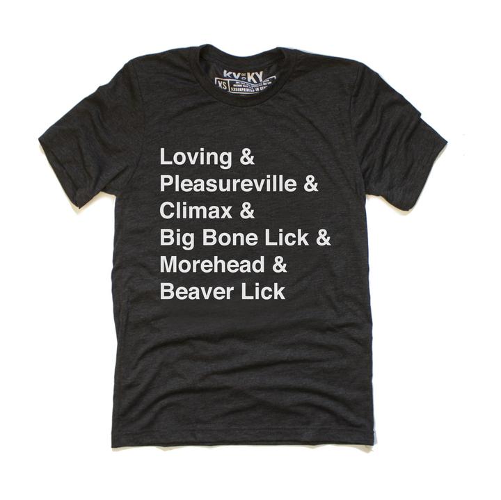 Sexy Kentucky Cities T-Shirt-T-Shirt-KY for KY Store