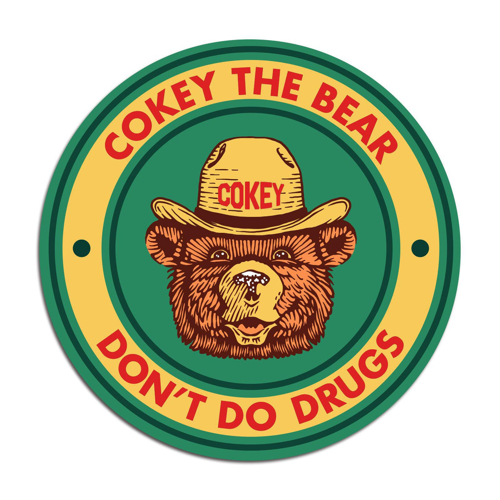 Cokey The Bear Sticker-Stickers-KY for KY Store