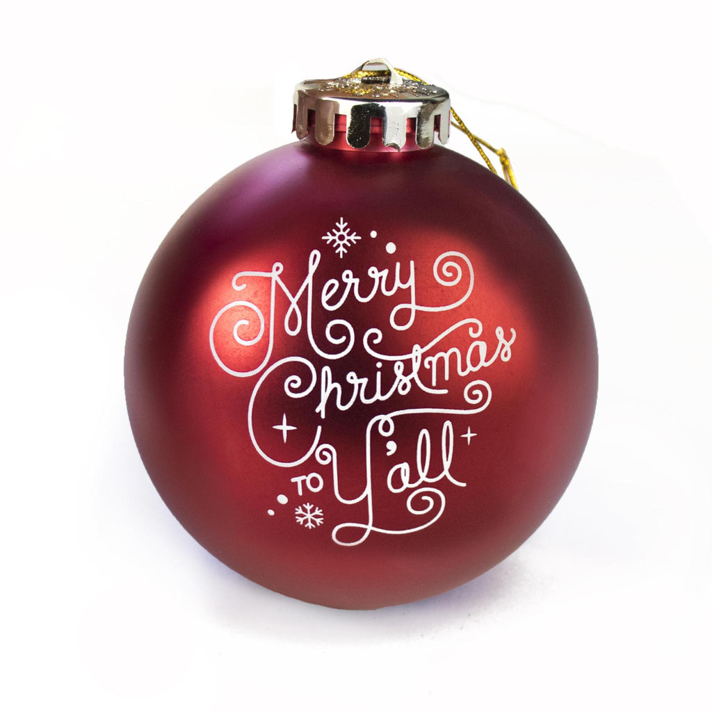 Merry Christmas to Y'all Ornament-Odds and Ends-KY for KY Store