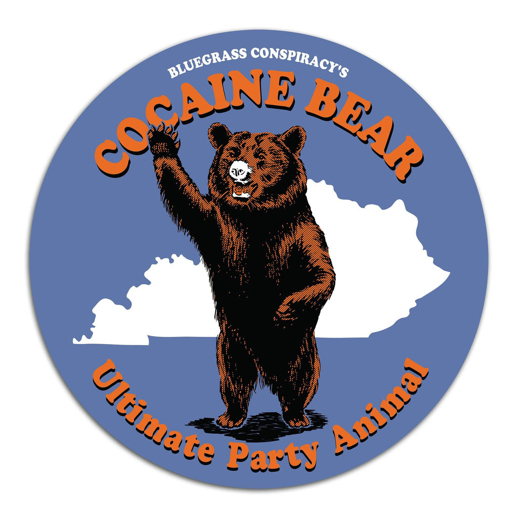 Cocaine Bear Stickers-Stickers-KY for KY Store
