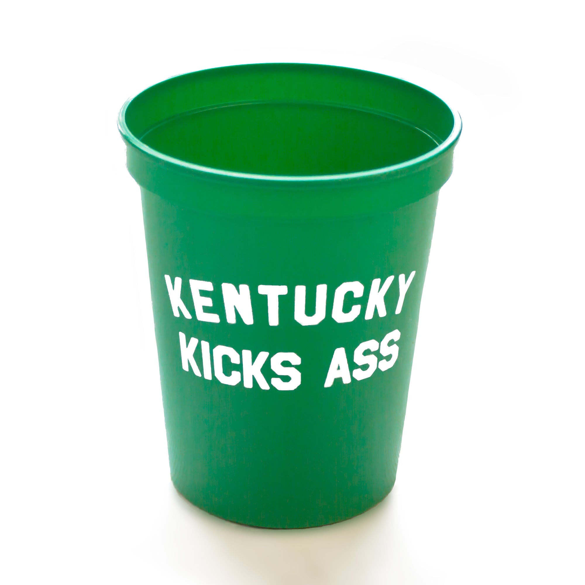 Kentucky Kicks Ass Stadium Cup (Green)-Odds and Ends-KY for KY Store