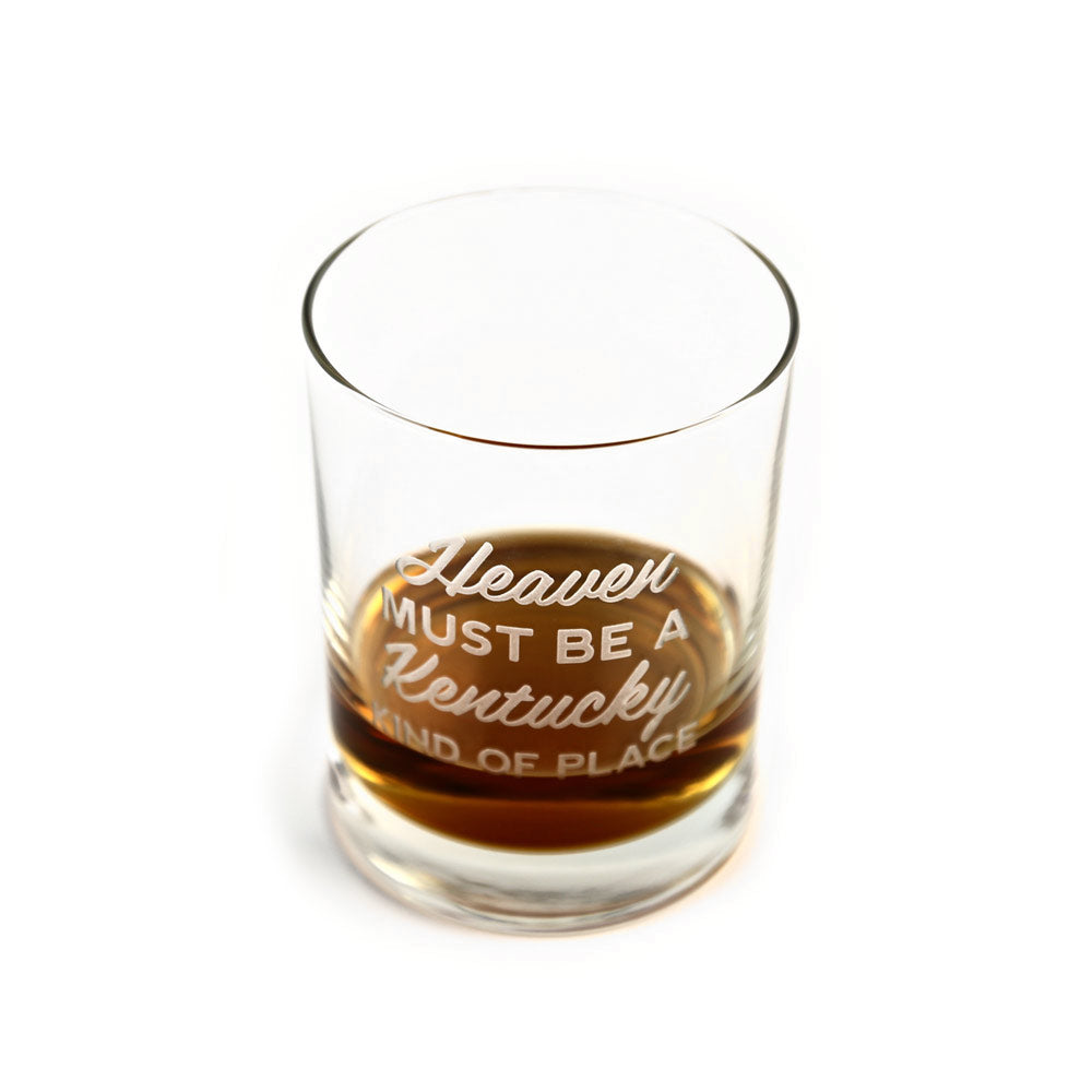 Heaven Must Be A Kentucky Kind of Place Bourbon Glass-Glass-KY for KY Store