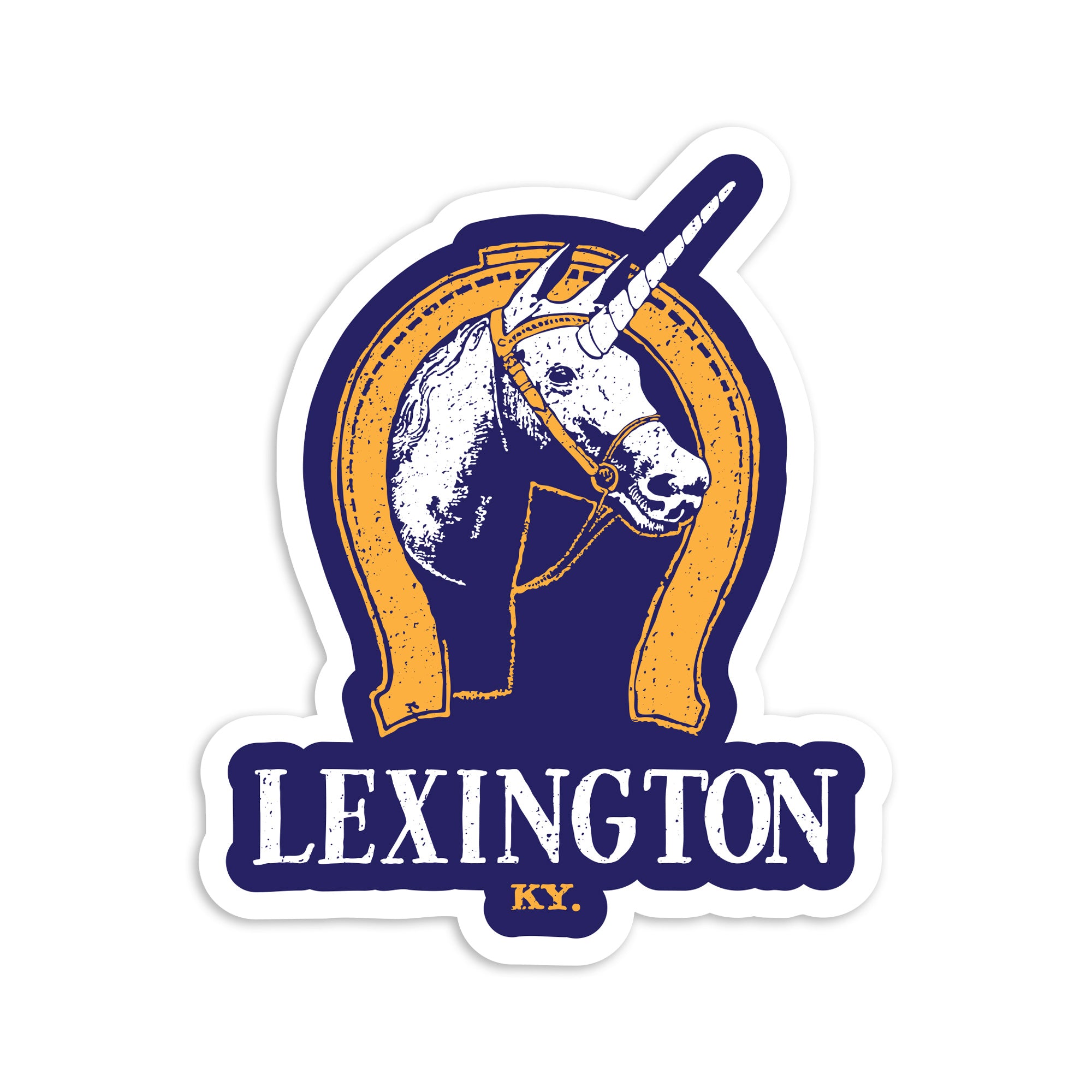 Lexington Unicorn Sticker-Stickers-KY for KY Store