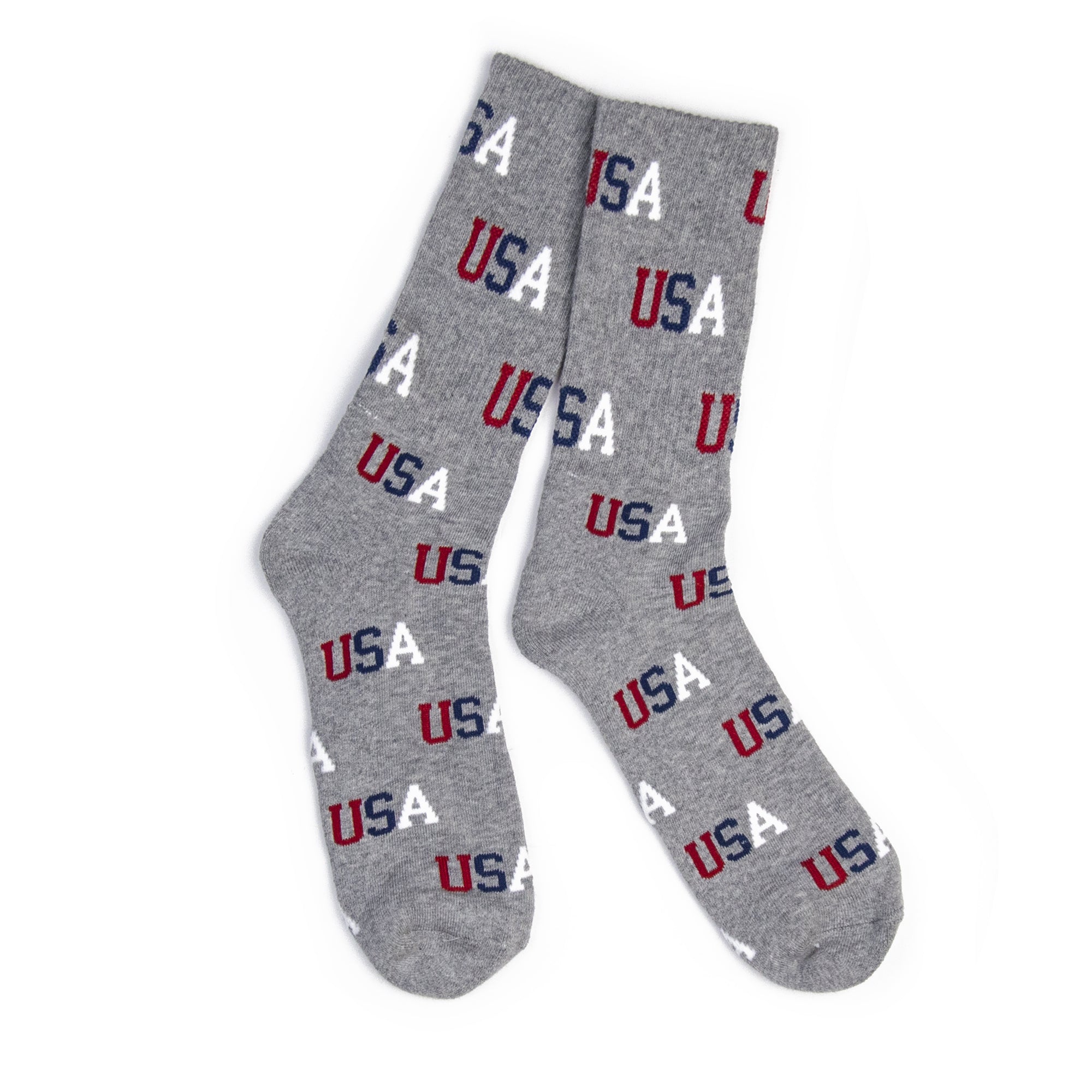 USA Socks (Grey)-Socks-KY for KY Store