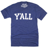 Y'ALL T-Shirt (Blue)-T-Shirt-KY for KY Store